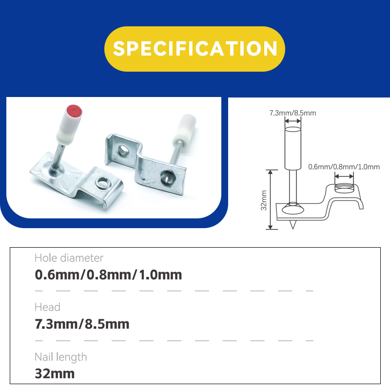 Rhinails Integrated Ceiling Nails - 32mm with M6/M8/M10 Threaded Holes