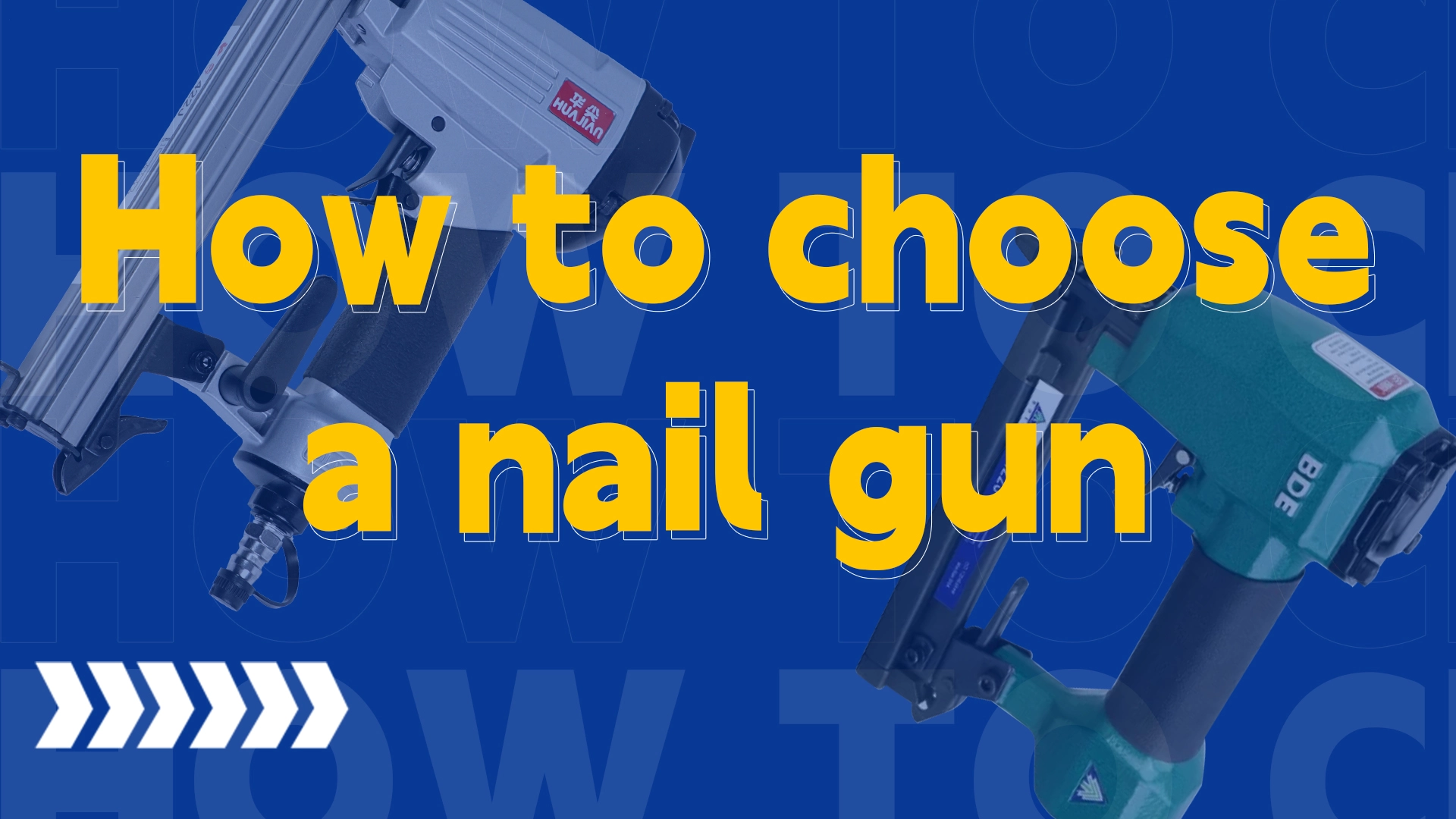 Choosing The Right Pneumatic Nail Gun: A Complete Guide for Every Project