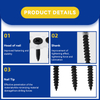 Rhinails Pro-Grade Collated Screws Collection | 1022A Steel | 25-50mm for High-Speed Installation