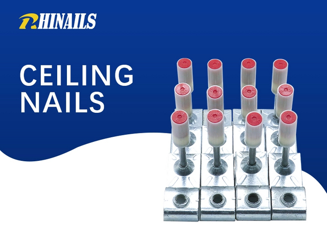 Rhinails Integrated Ceiling Nails - 32mm with M6/M8/M10 Threaded Holes