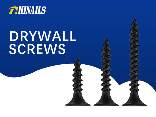 Rhinails Premium Drywall Screws Collection - 1022A Carbon Steel, Sizes 16-50mm for Fast Installation
