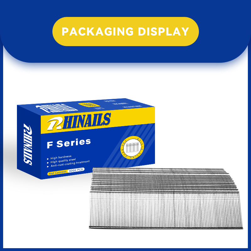 Rhinails F Series Fine-Brad Nails | Premium Furniture & Trim Work (10-50mm) - Zero-Split Collated Nails