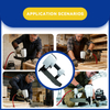 Rhinails N Series Pneumatic Stapler for Leather, Upholstery, and Fine Woodworking