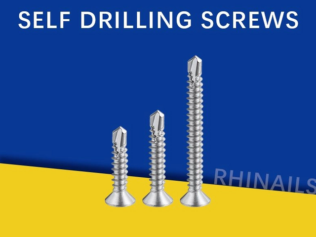 Rhinails Bugle Head Self-Tapping Screws Collection | 1022A 65# Steel | 13-50mm for Drywall & Framing