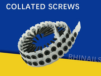 Rhinails Pro-Grade Collated Screws Collection | 1022A Steel | 25-50mm for High-Speed Installation