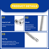 Rhinails Bugle Head Self-Tapping Screws Collection | 1022A 65# Steel | 13-50mm for Drywall & Framing