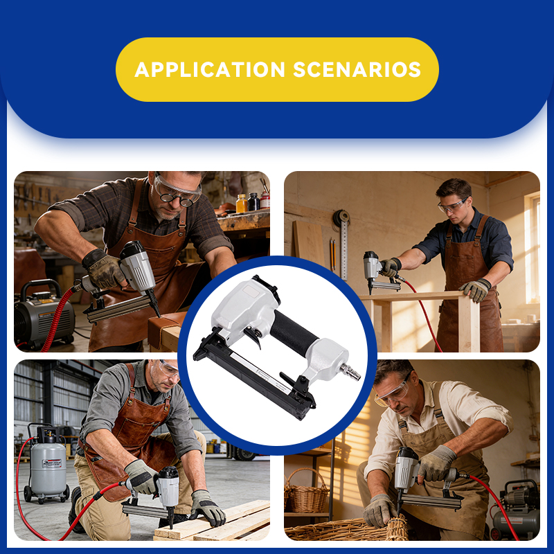 Rhinails 413J Series Pneumatic Staple Gun - Upholstery & Crafts