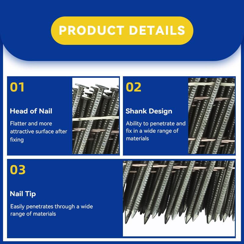 Rhinails Ring Shank Coil Nails Collection for Flooring & Decking