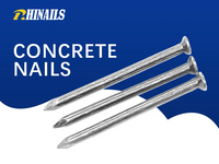 Rhinails OEM ODM Silver Cement Nails - Concrete & Masonry Nails with Diamond Point