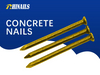 Rhinails 60# High Carbon Steel Cement Nails (25-150mm) for Concrete & Masonry