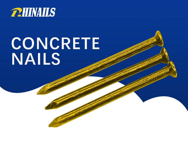 Rhinails 60# High Carbon Steel Cement Nails (25-150mm) for Concrete & Masonry