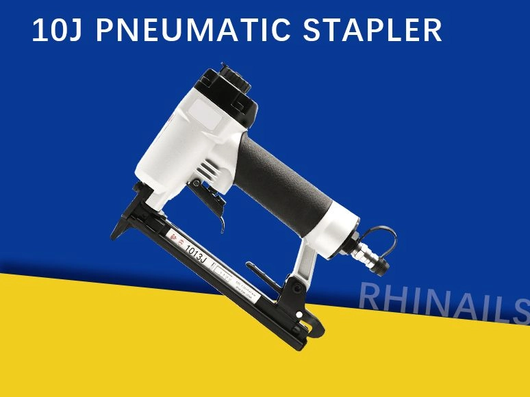 Rhinails 10J Series Heavy-Duty Furniture Pneumatic Stapler