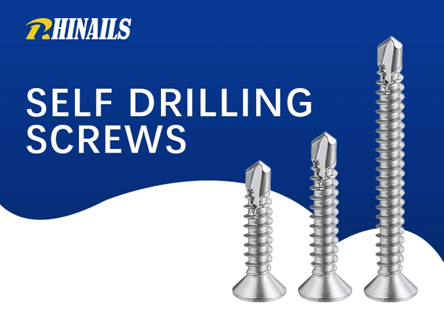 Rhinails Bugle Head Self-Tapping Screws Collection | 1022A 65# Steel | 13-50mm for Drywall & Framing