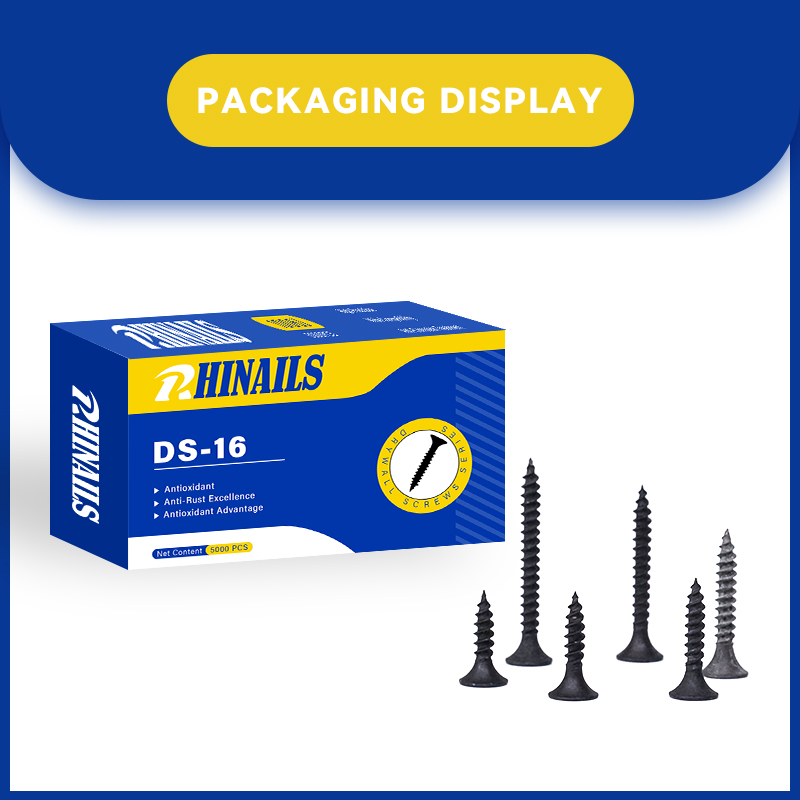 Rhinails Premium Drywall Screws Collection - 1022A Carbon Steel, Sizes 16-50mm for Fast Installation