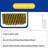 Rhinails Wholesale Spiral Shank Coil Nails Collection - Structural & Roofing Grade