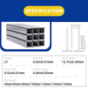 Rhinails 80 Series Galvanized Steel Staples | Full Size Range (1/4" To 3/5")