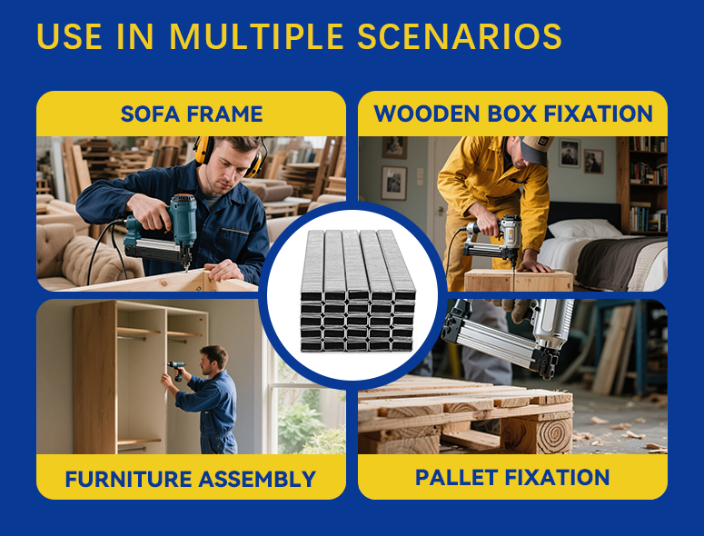 4J Universal Zinc Coated Staples - Full Size Range (2/5