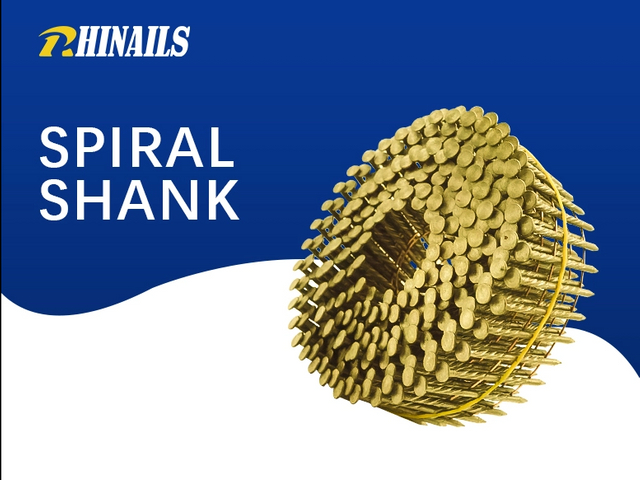 Rhinails Wholesale Spiral Shank Coil Nails Collection - Structural & Roofing Grade
