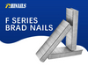 Rhinails F Series Fine-Brad Nails | Premium Furniture & Trim Work (10-50mm) - Zero-Split Collated Nails