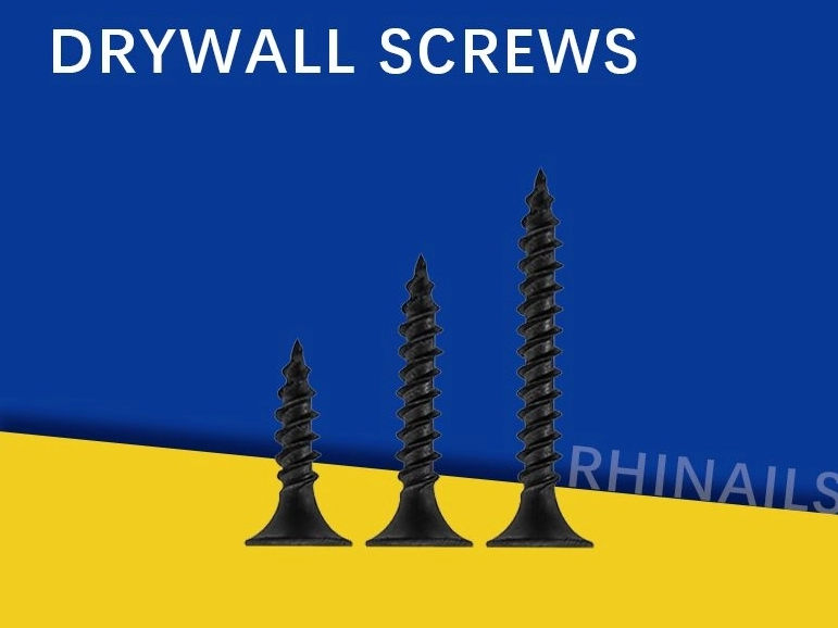 Rhinails Premium Drywall Screws Collection - 1022A Carbon Steel, Sizes 16-50mm for Fast Installation