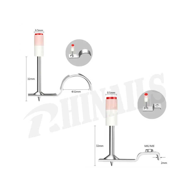 Rhinails Pipe Clamp Nails – Heavy-Duty Fasteners for 16-50mm Pipe Clamps
