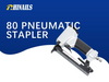 Rhinails 8016 Pneumatic Staple Gun Steel Magazine 21GA 6-16mm