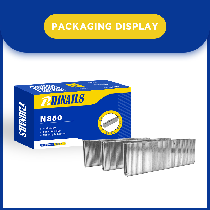 Rhinails N-Series 16-Gauge Pneumatic Crown Staples (22-50mm Multi-Size Pack)