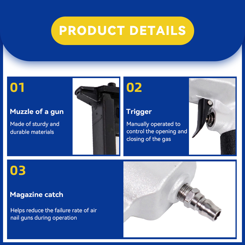 Rhinails 413J Series Pneumatic Staple Gun - Upholstery & Crafts