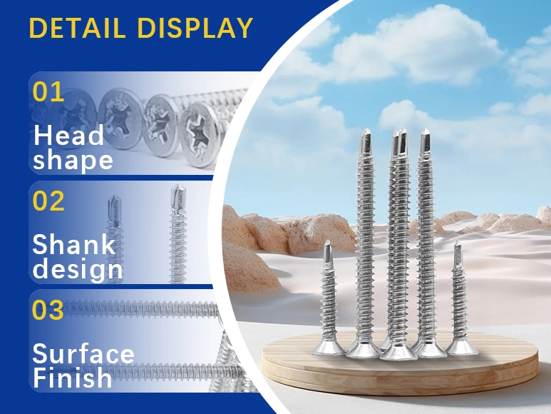 Rhinails Bugle Head Self-Tapping Screws Collection | 1022A 65# Steel | 13-50mm for Drywall & Framing