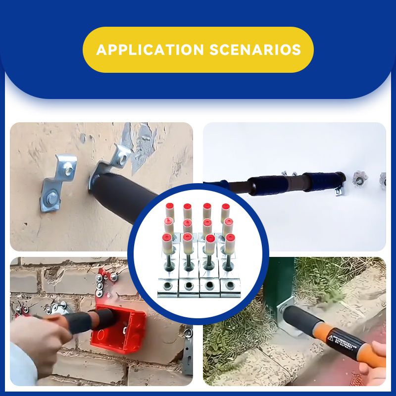 Rhinails Integrated Ceiling Nails - 32mm with M6/M8/M10 Threaded Holes