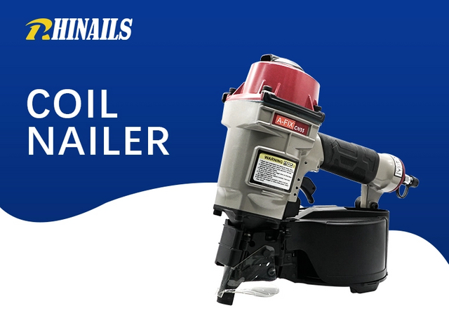 Rhinails 20-Degree Pneumatic Coil Nail Gun