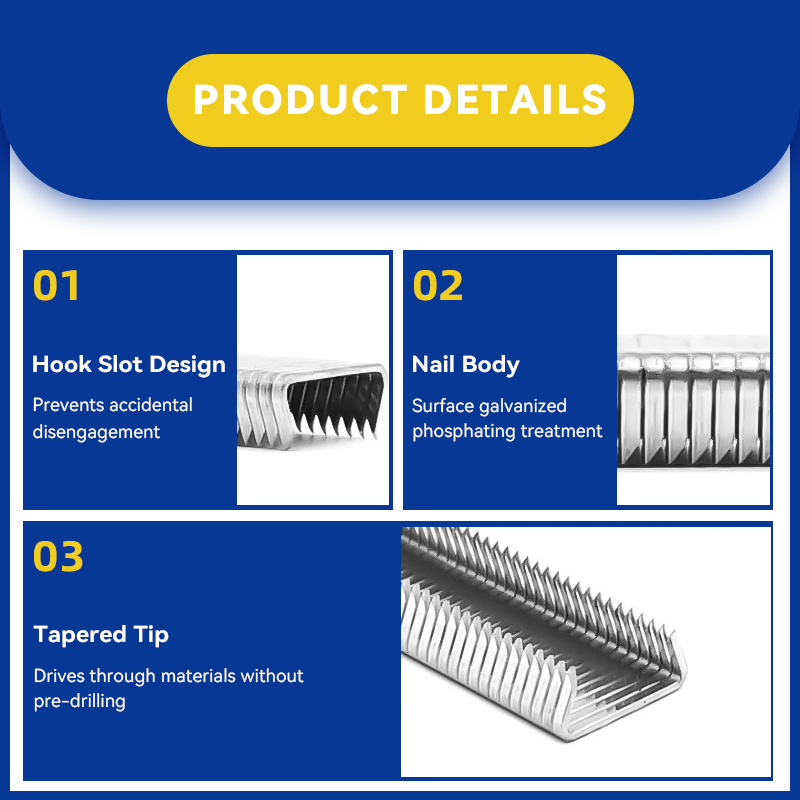 Rhinails D Ring Staples 22mm & 30mm - Heavy Duty Galvanized Wire Fencing Staples