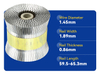 Galvanized 1.45mm Wire Diameter Industrial Carton Closing Staples Nails for Corrugated Box Sealing Packaging Line